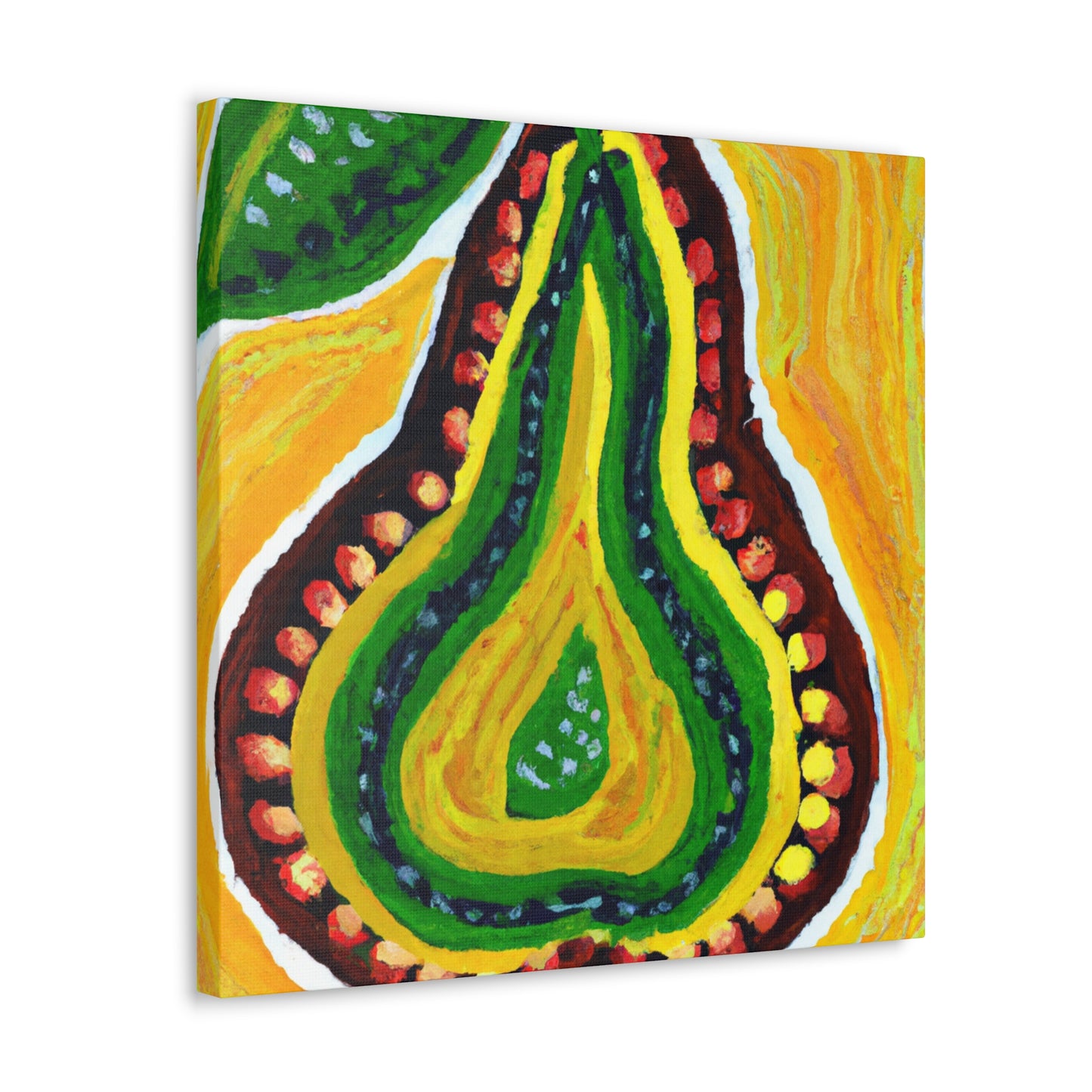 "Pear of Plenty Abound" - Canvas