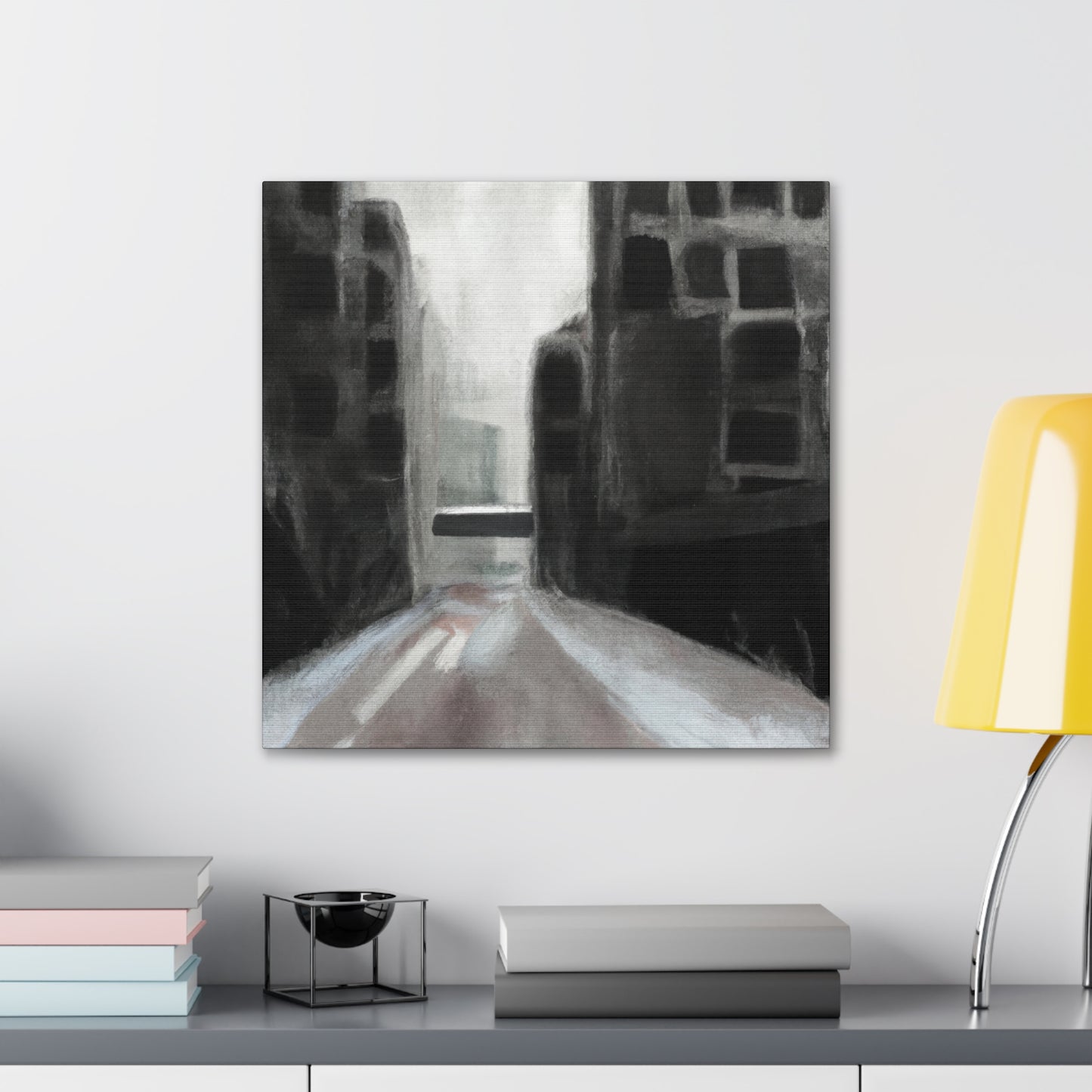 "Rebel Brutalist Walls" - Canvas