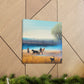 "Cattle Herding vista" - Canvas