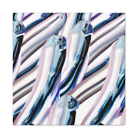 Blue Skink Expressionism - Canvas