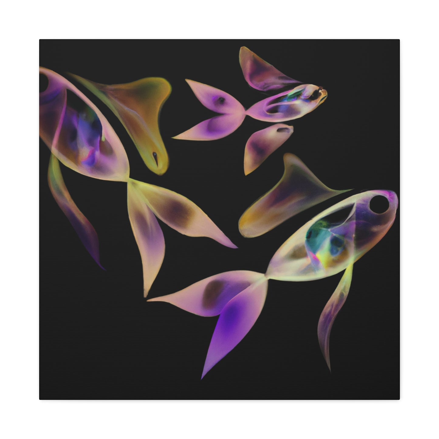 "Neon Tetra Dreamscape" - Canvas