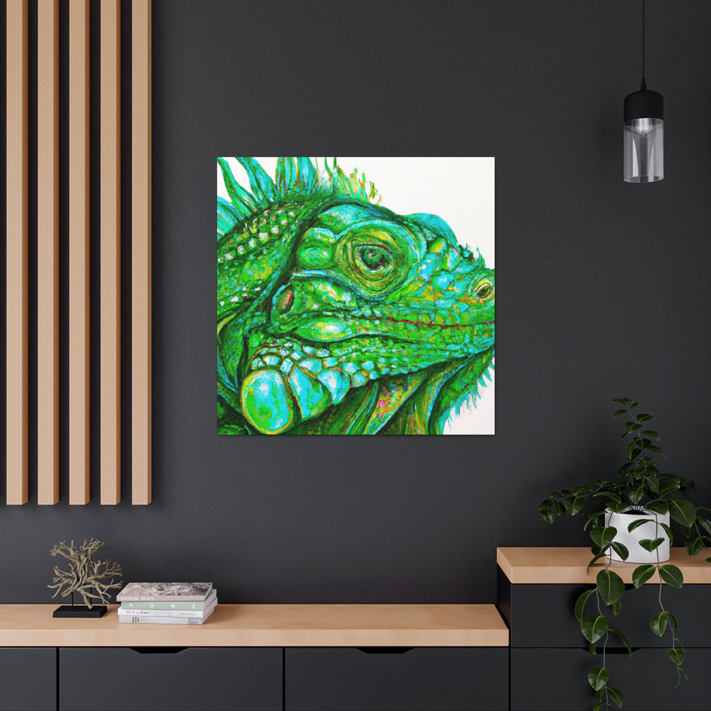 Iguana's Surreal Dream - Canvas