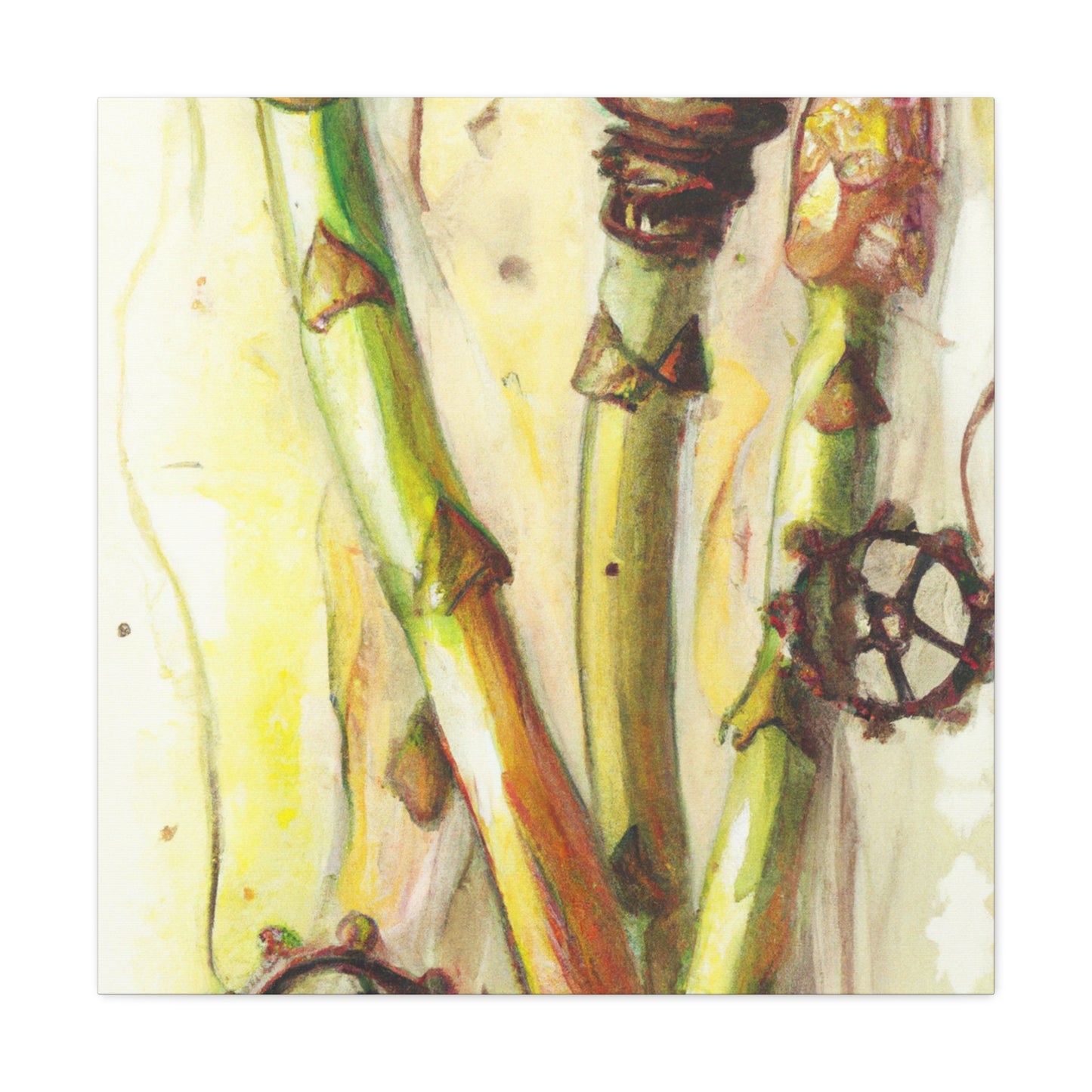 Asparagus Steampunk Dream - Canvas