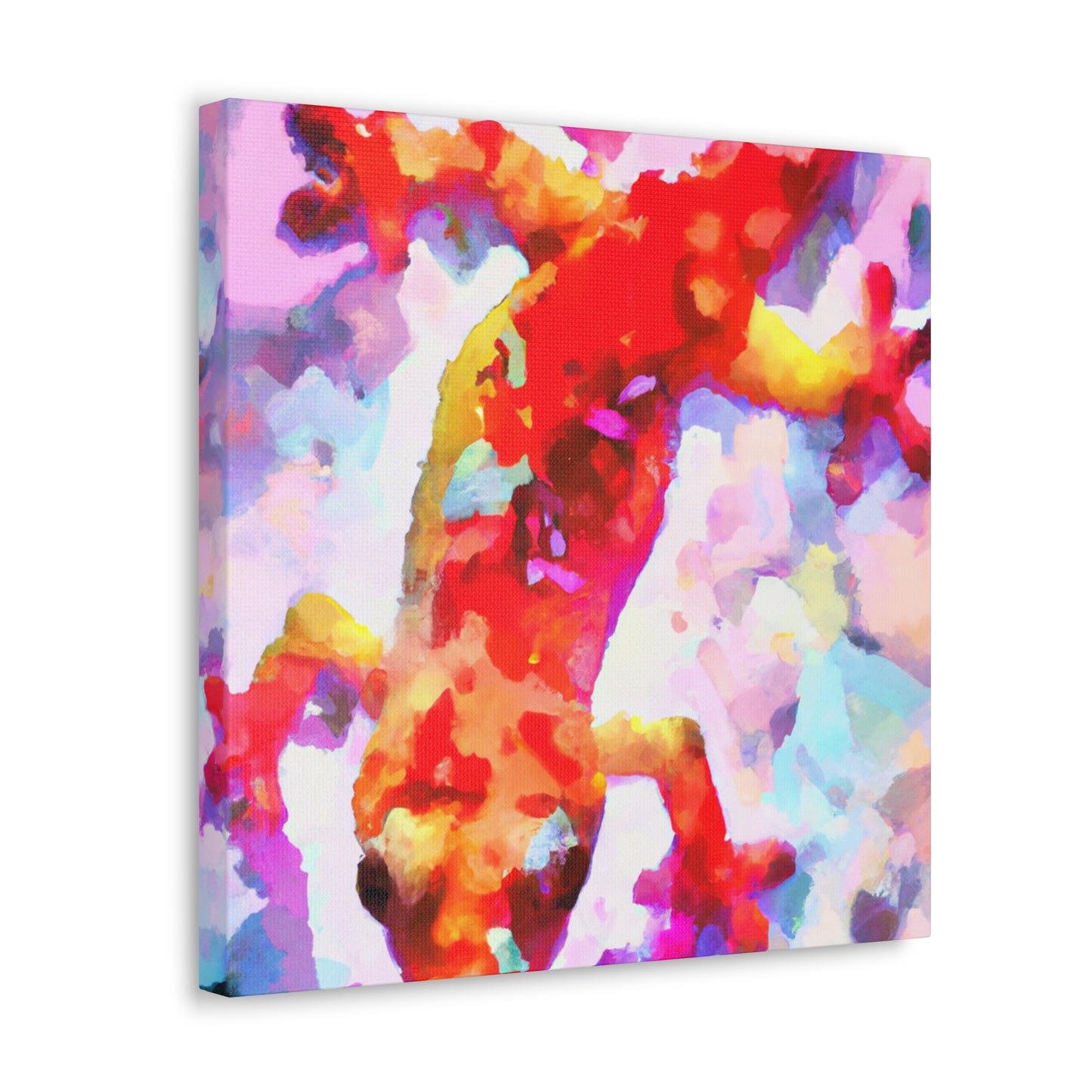 Leopard Gecko Abstraction - Canvas