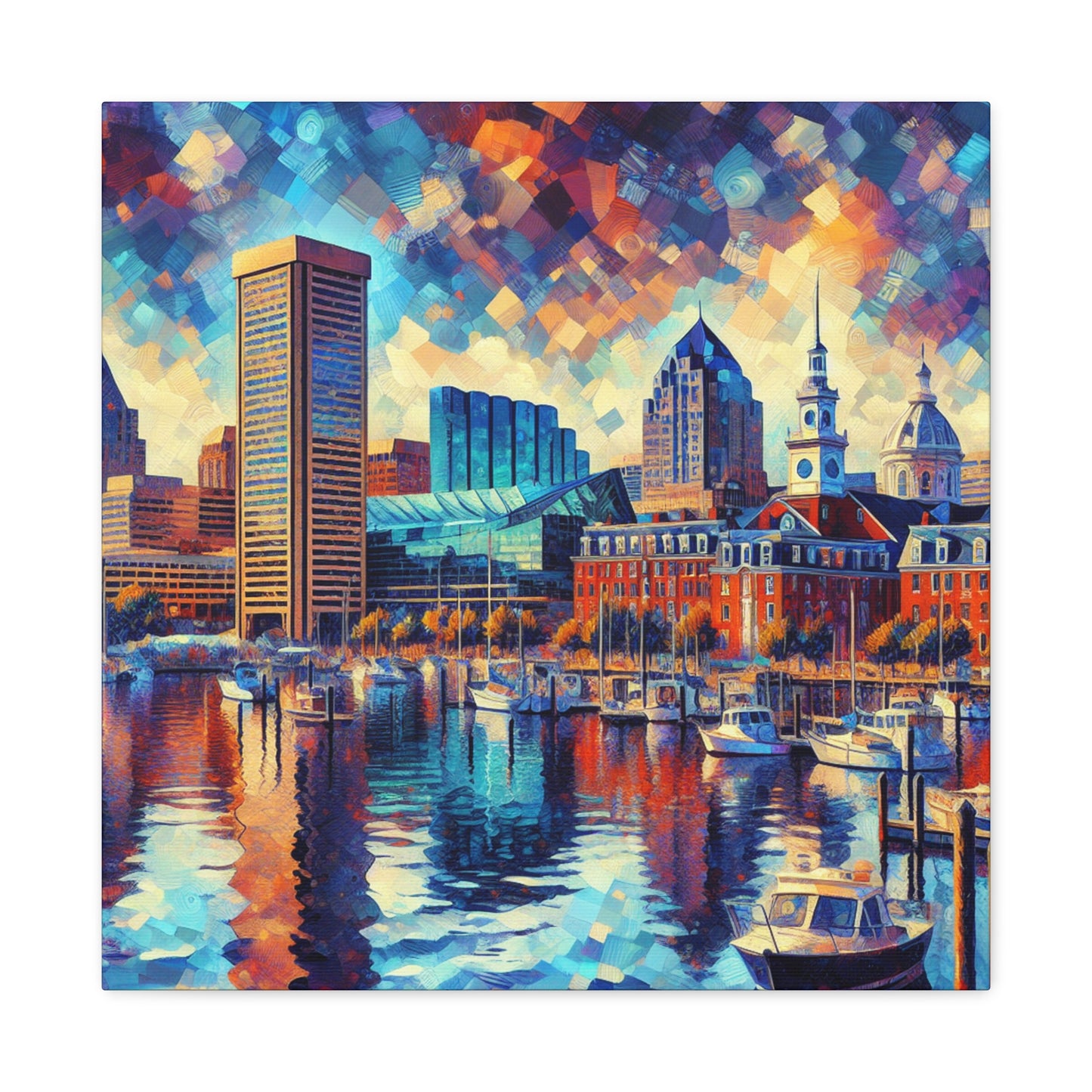 Urban Harmony Unveiled - Canvas