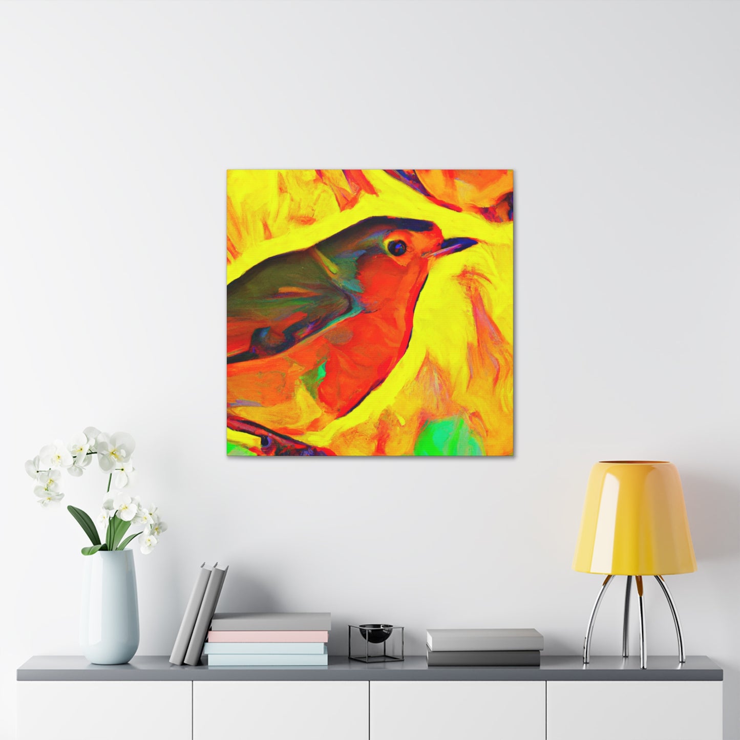 American Robin: Joy - Canvas