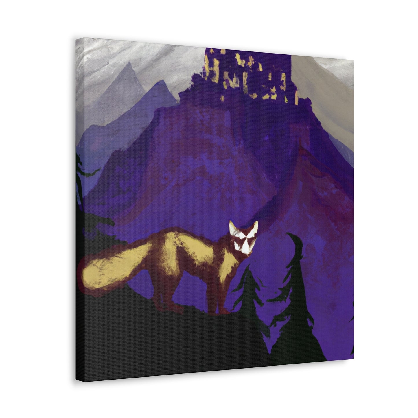 Marten in Moonlight Glow - Canvas