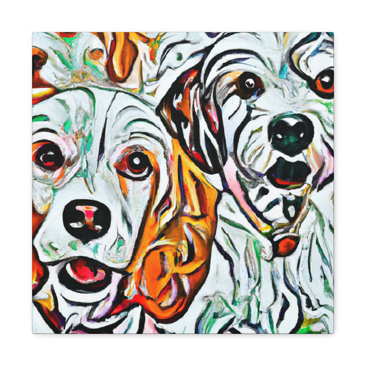 Spaniel in Abstractions - Canvas