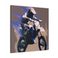 Racing on Two Wheels - Canvas