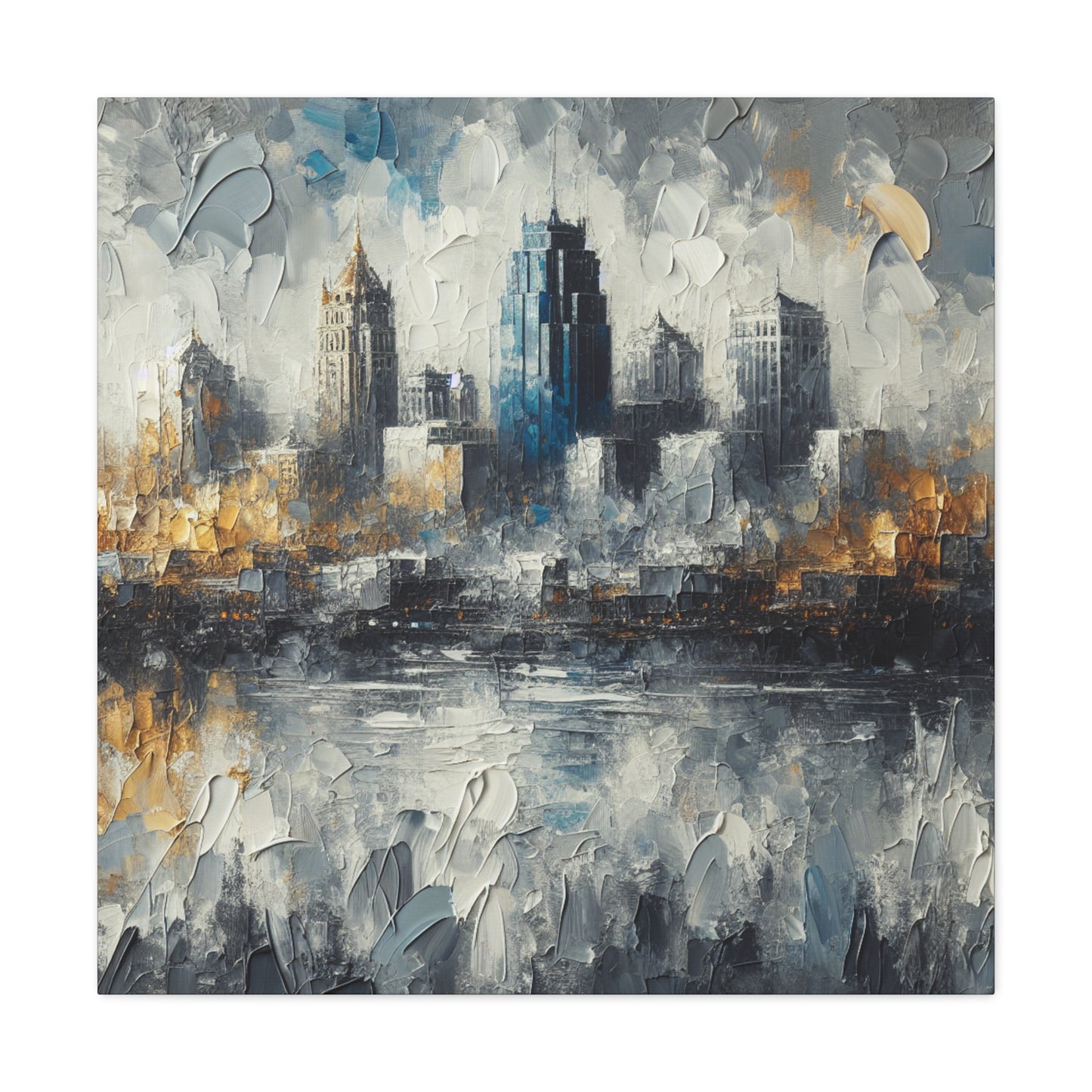 "Urban Symphony Unveiled" - Canvas