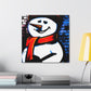 Snowman Winter Wonderland - Canvas