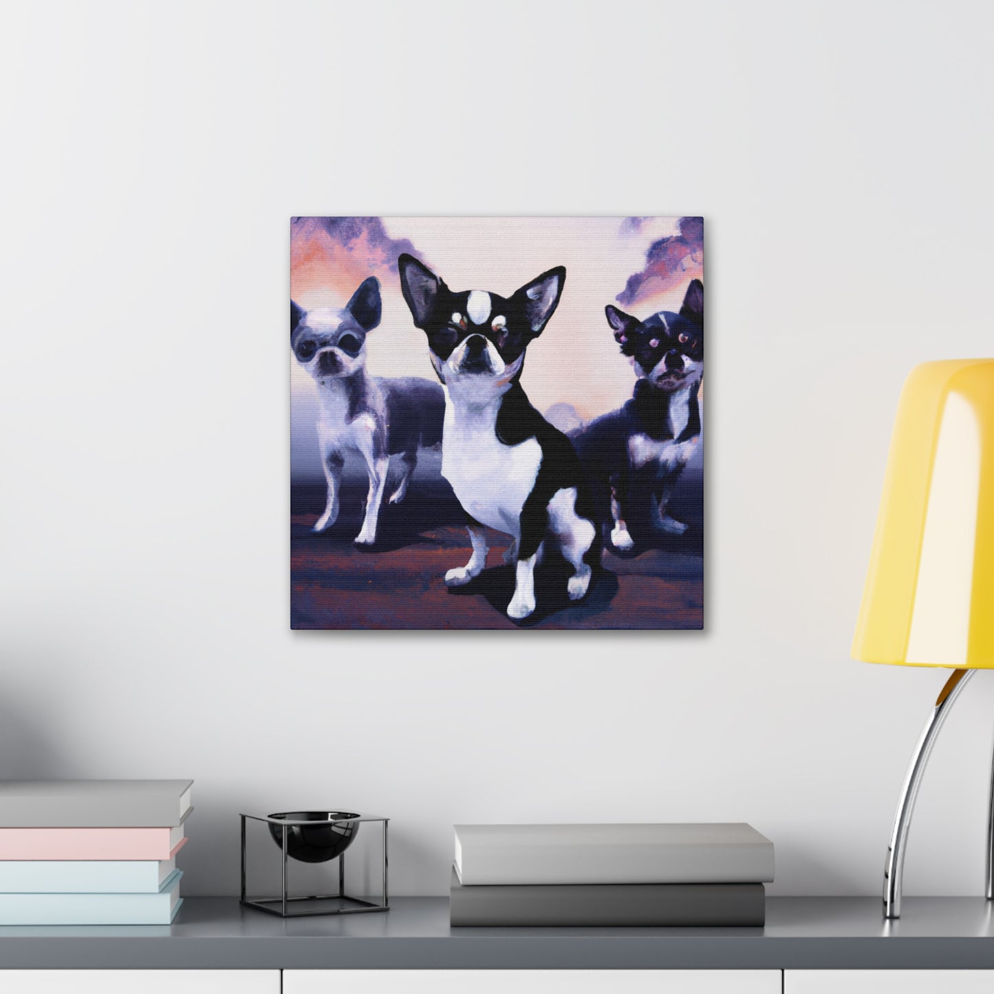 "Chihuahua in Deco". - Canvas