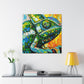 Veiled Chameleon Dreaming - Canvas