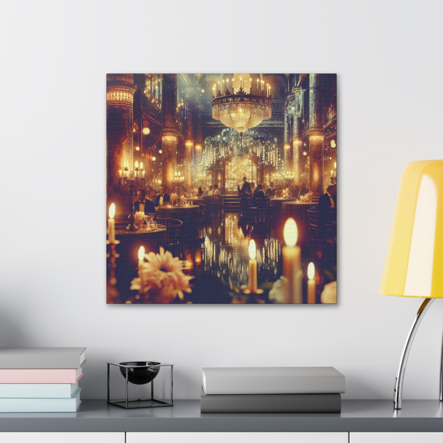 Whispered Revelry: Baroque Enclaves - Canvas