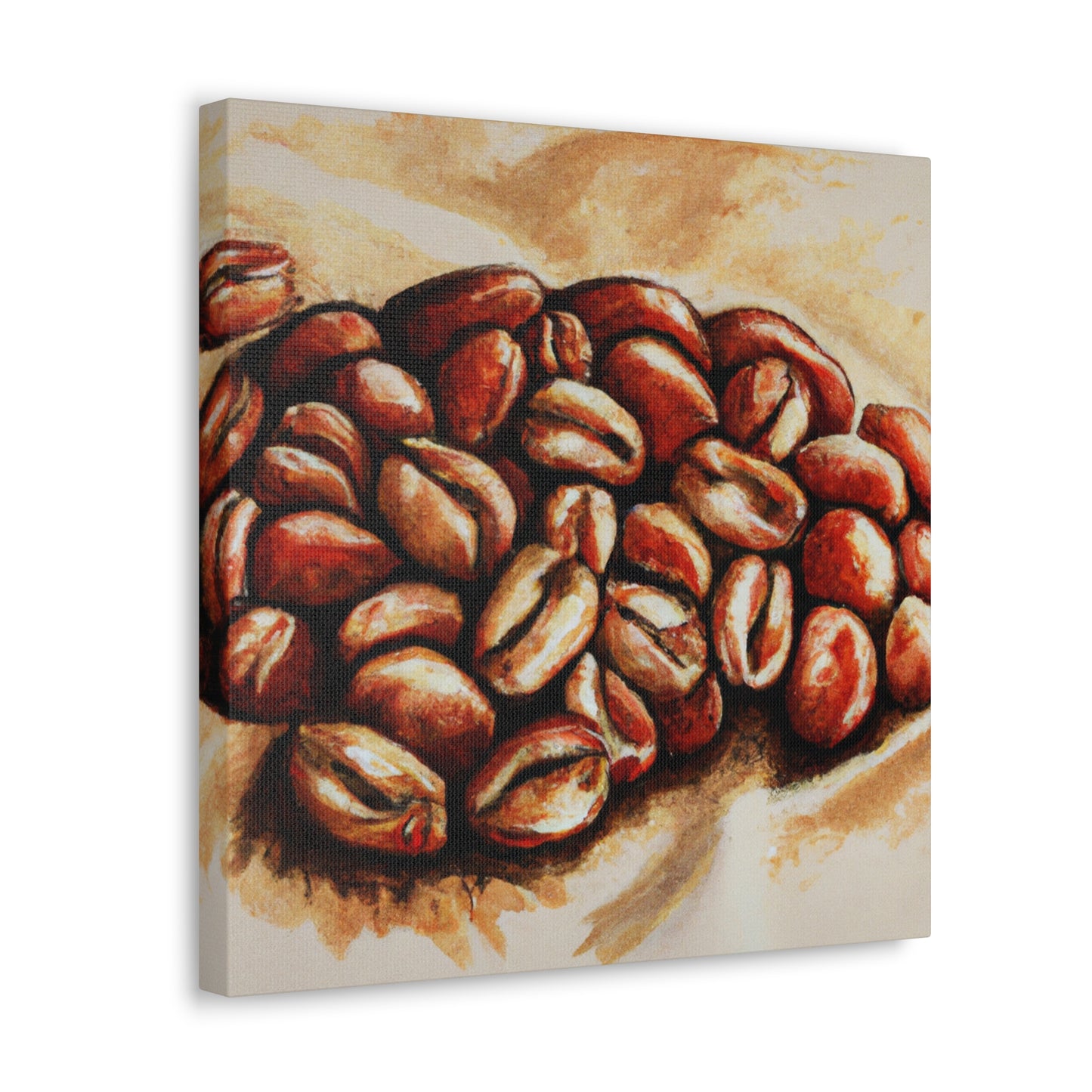 Coffee Beans Abloom - Canvas