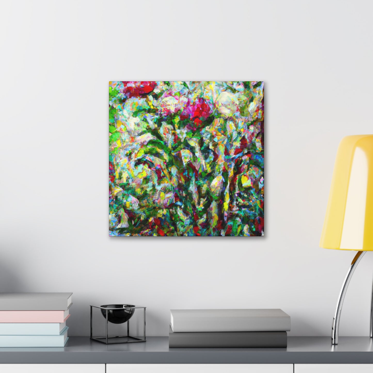 Peony in Impressionism - Canvas