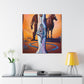 The Hitching Post Vignette - Canvas