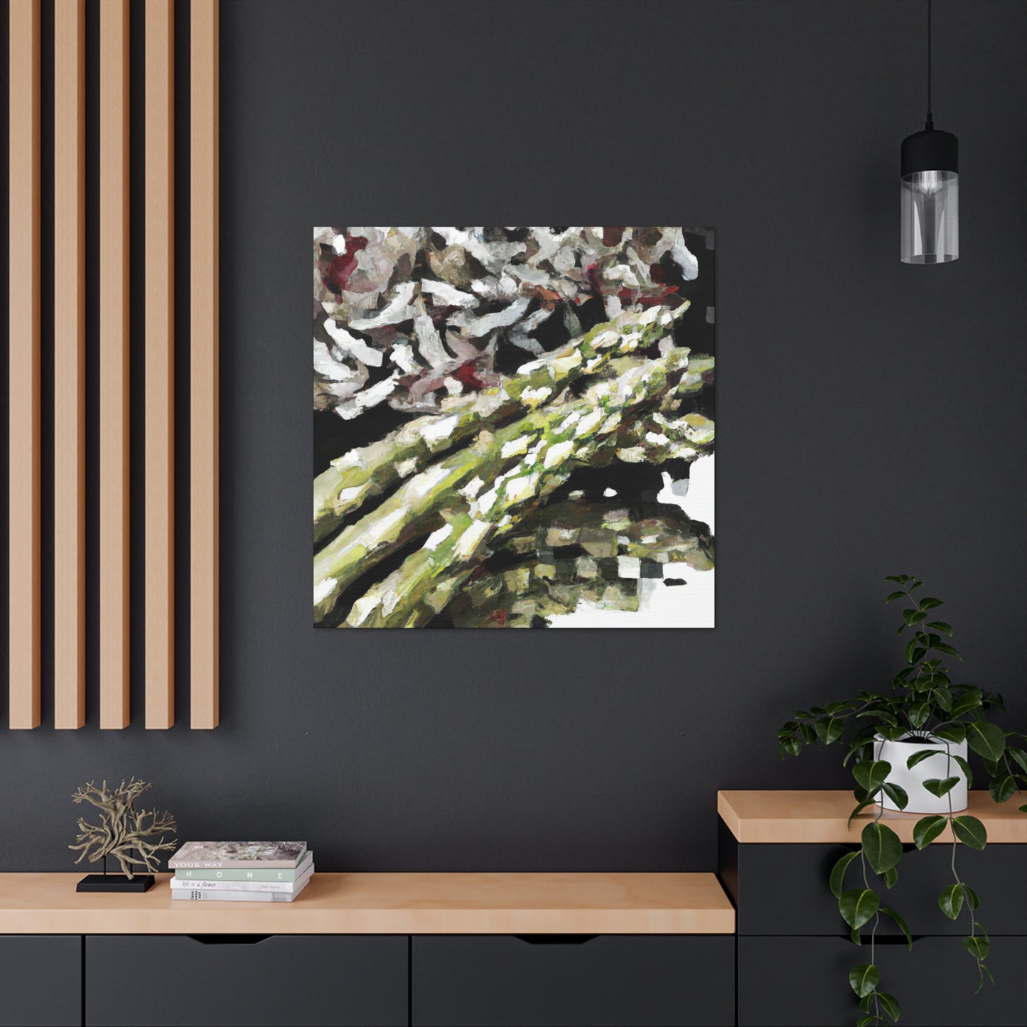 "Asparagus in Springtime" - Canvas