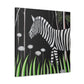 "Zebra in Deco Style" - Canvas