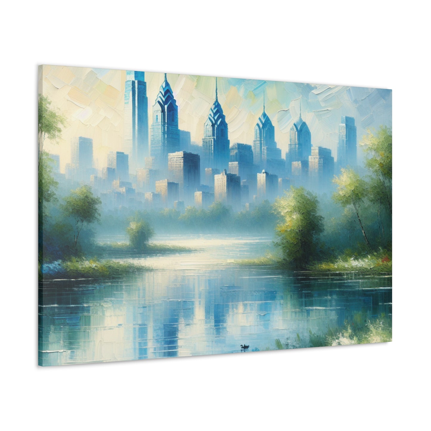 Urban Bliss in Motion - Canvas