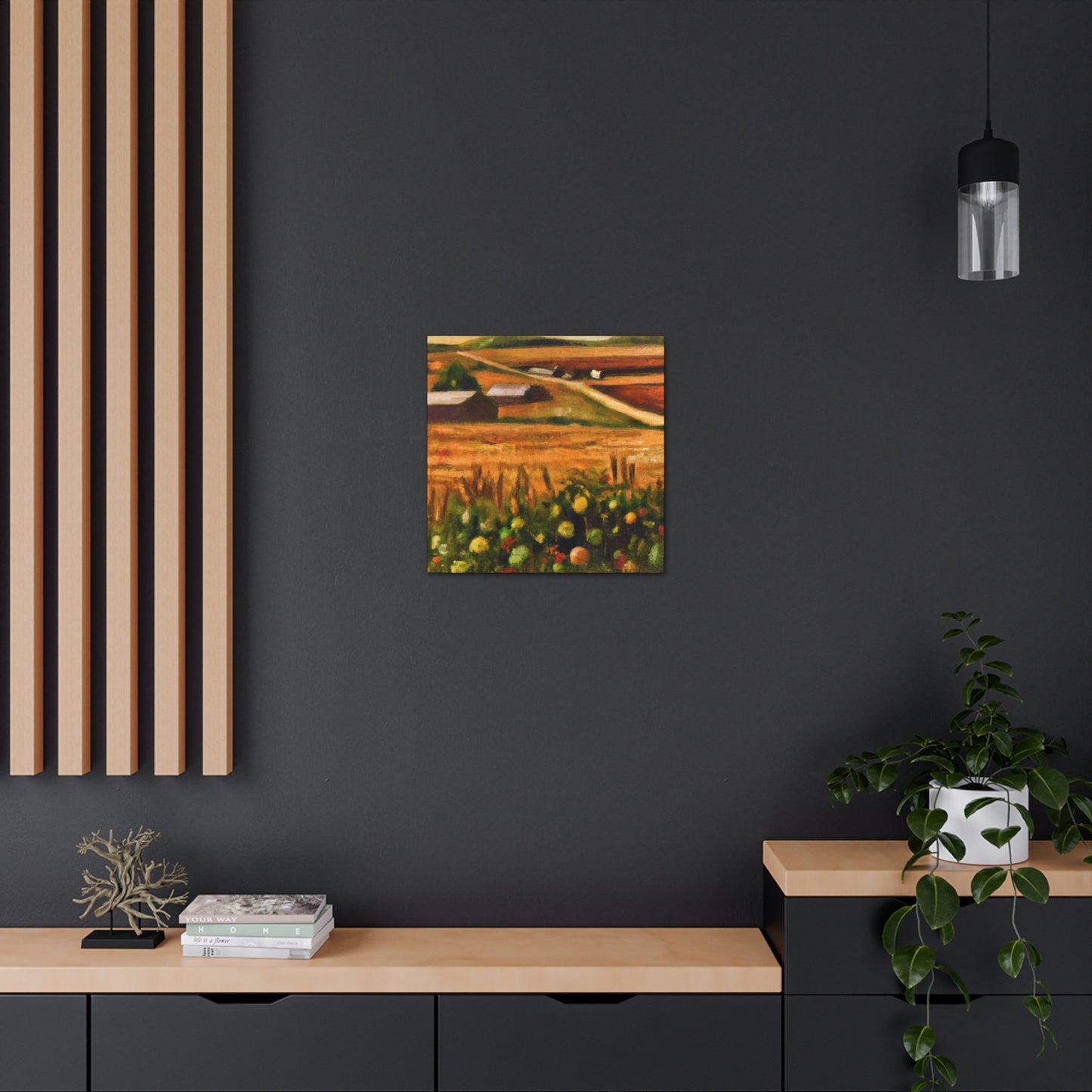 Harvesting Fields Abundance - Canvas