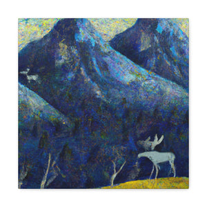 Moose Amidst Impressionism - Canvas