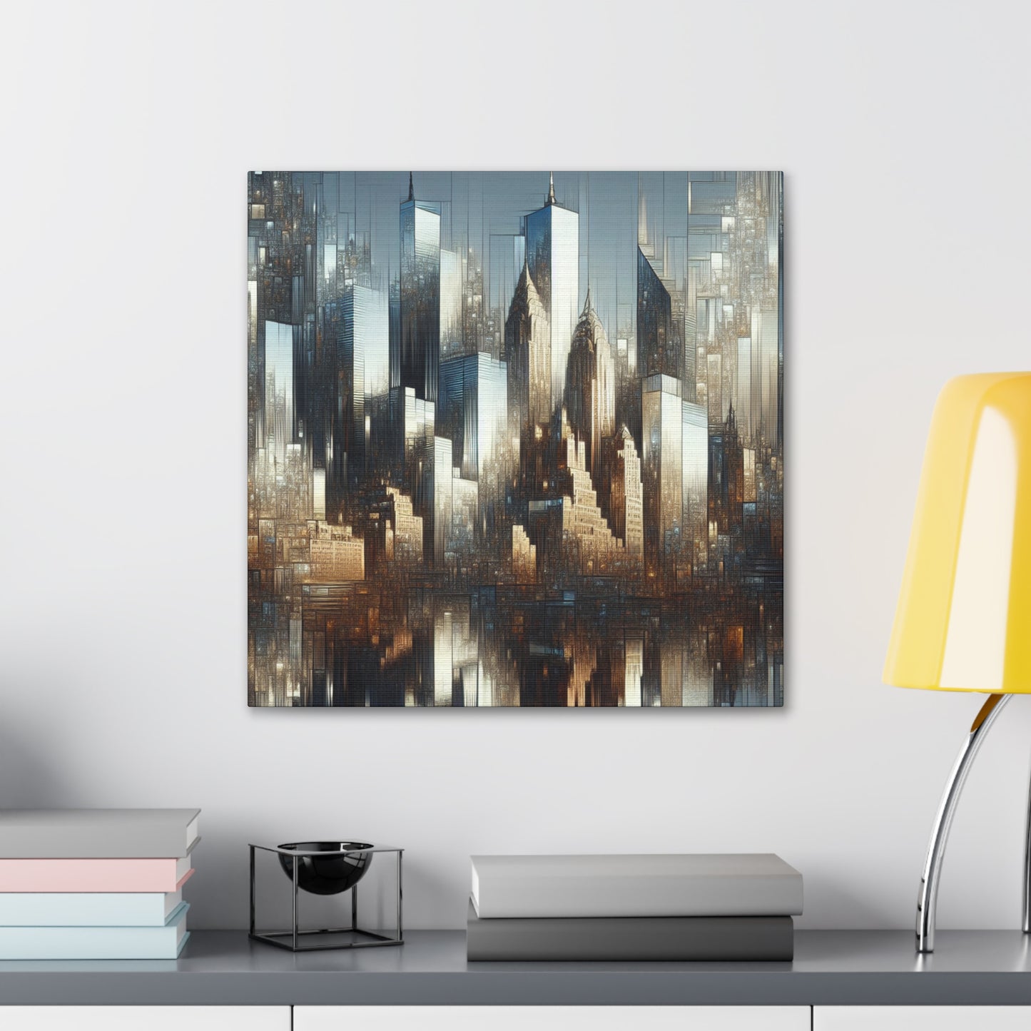 "Urban Symphony in Motion" - Canvas