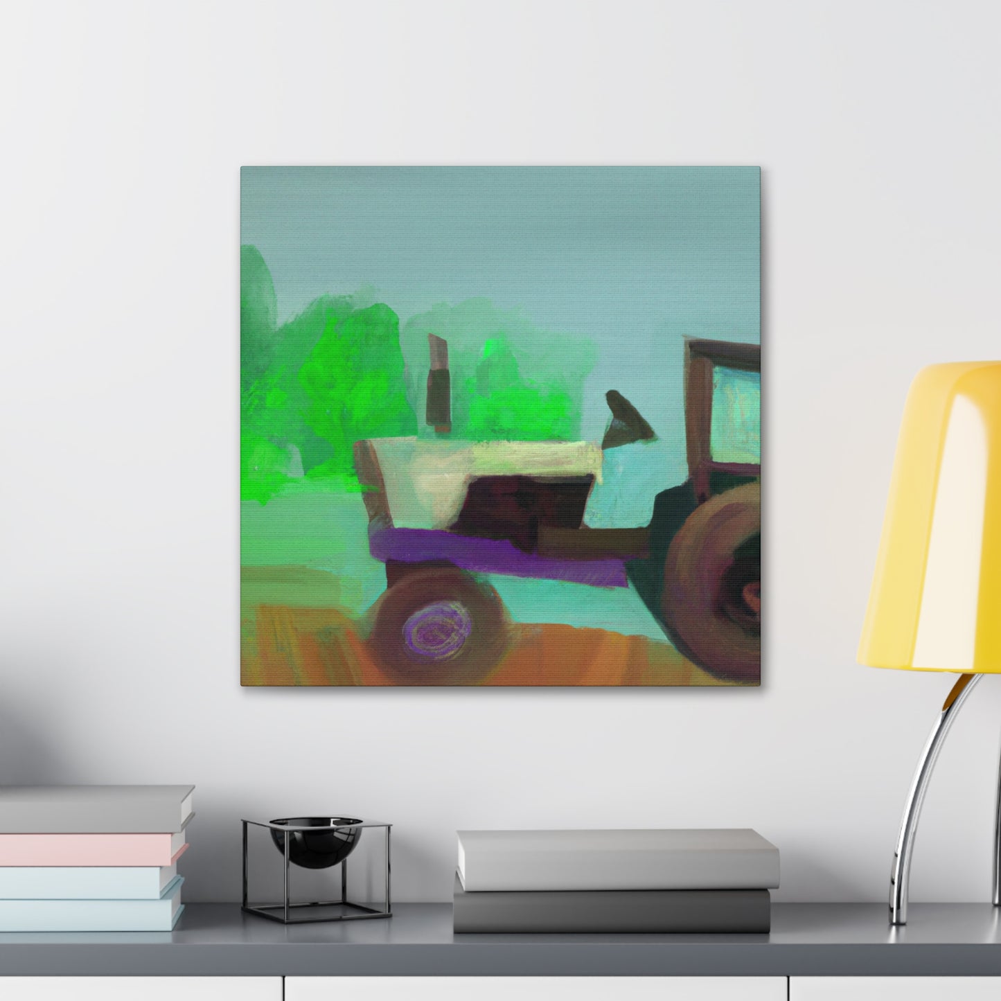 Tractor in Abstraction - Canvas