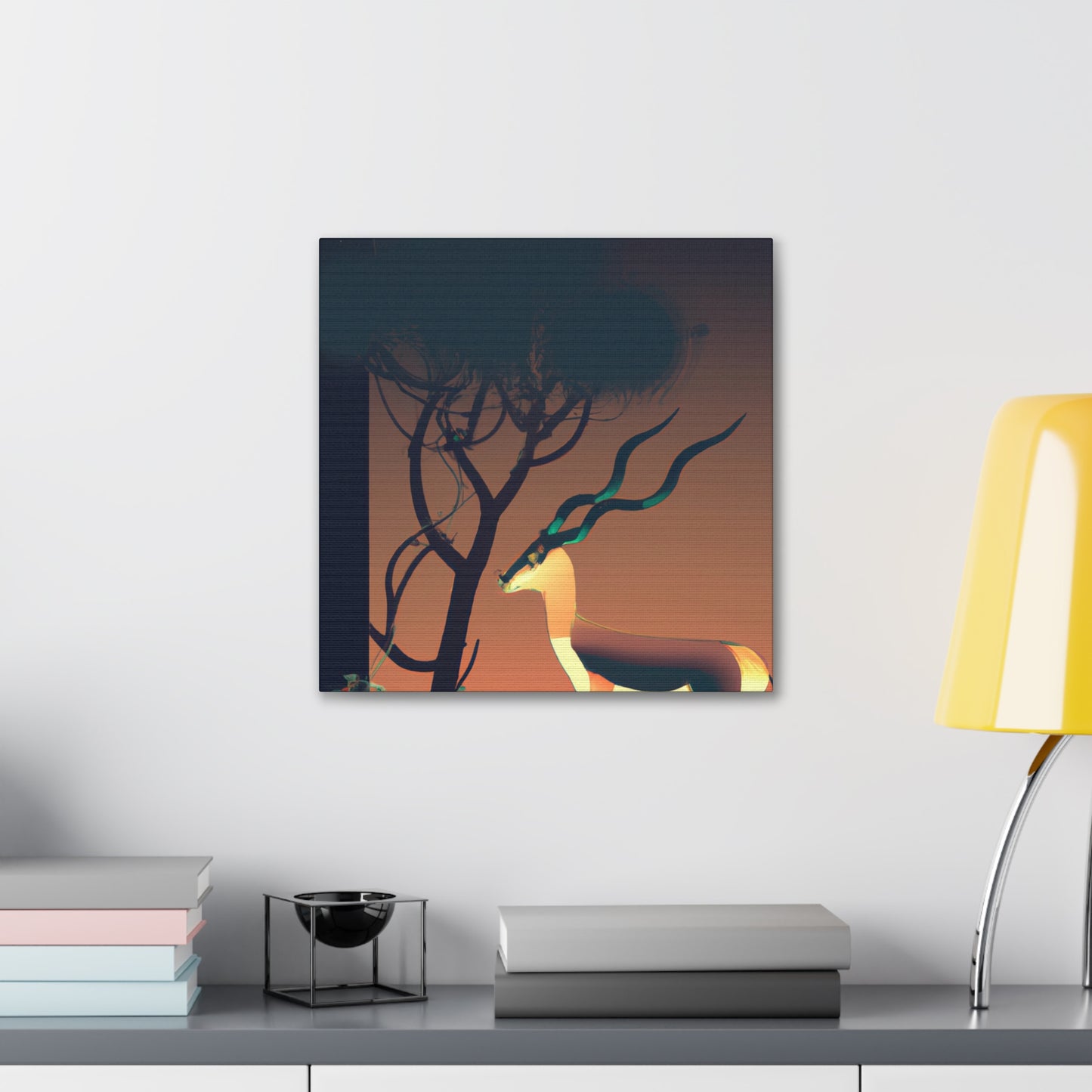 Antelope on the Plains - Canvas