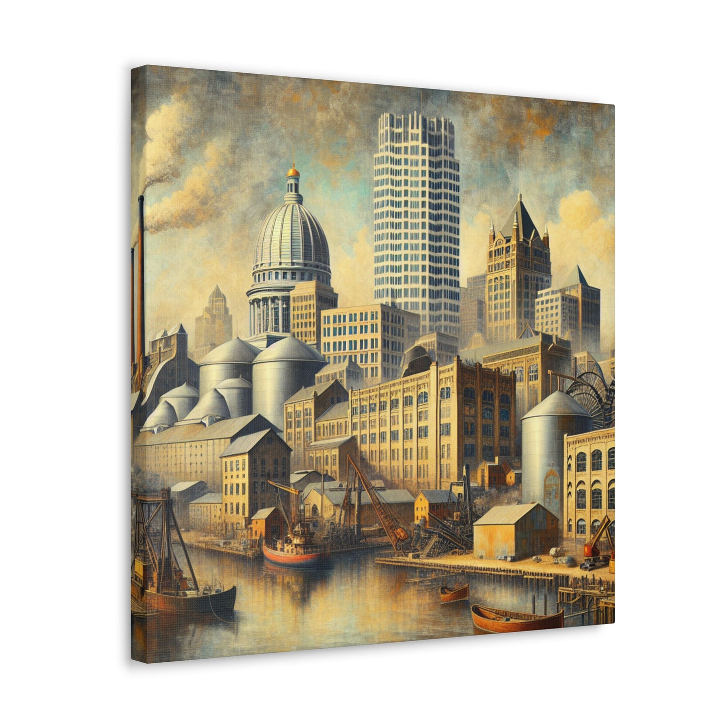 "City of Lakescapes" - Canvas