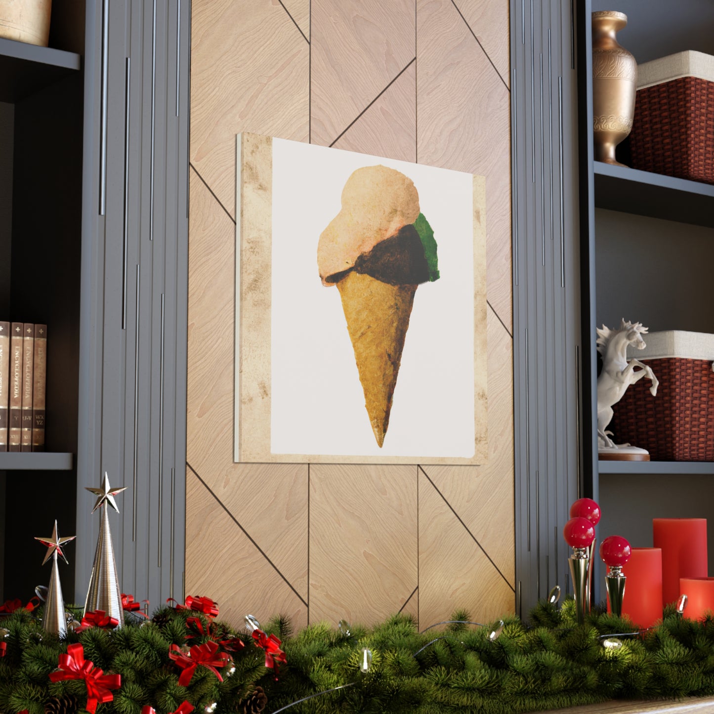 Ice Cream in Bloom - Canvas