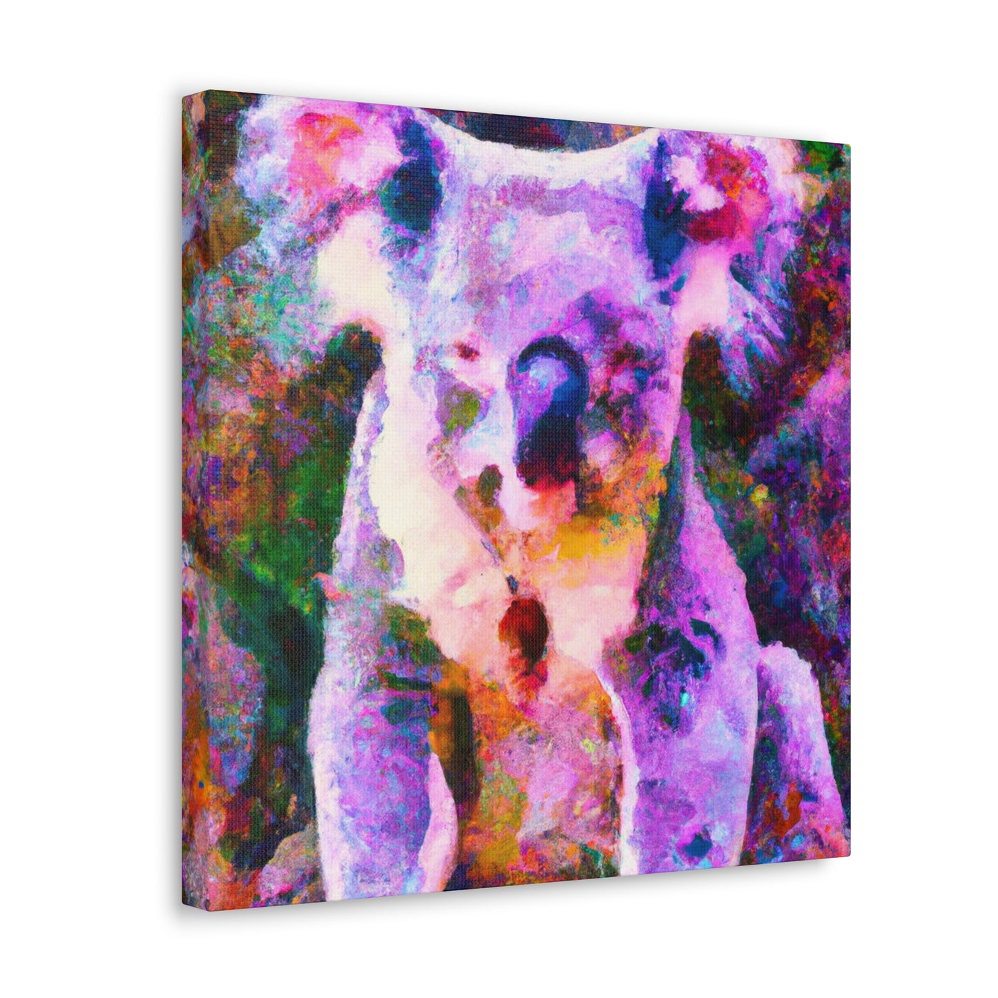 "Koala in Impressionist Hues" - Canvas