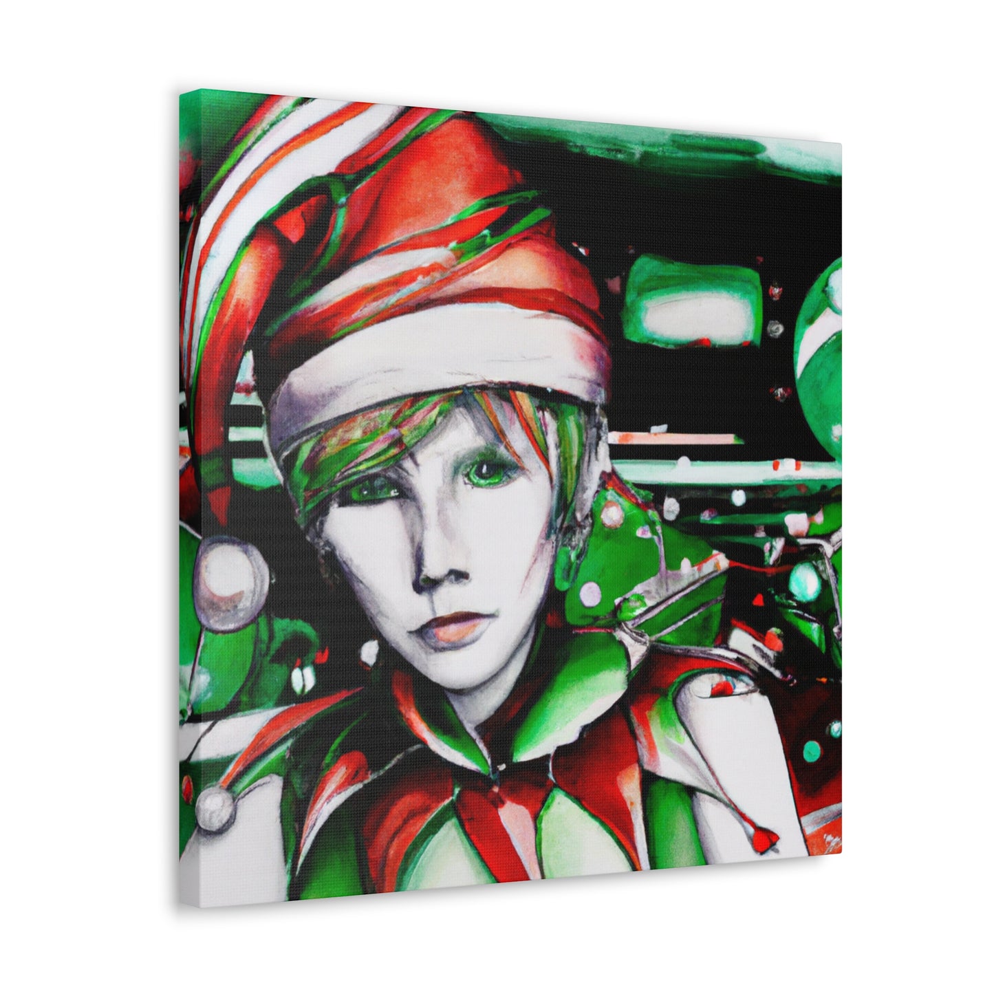 Elf in Moonlight Scene - Canvas