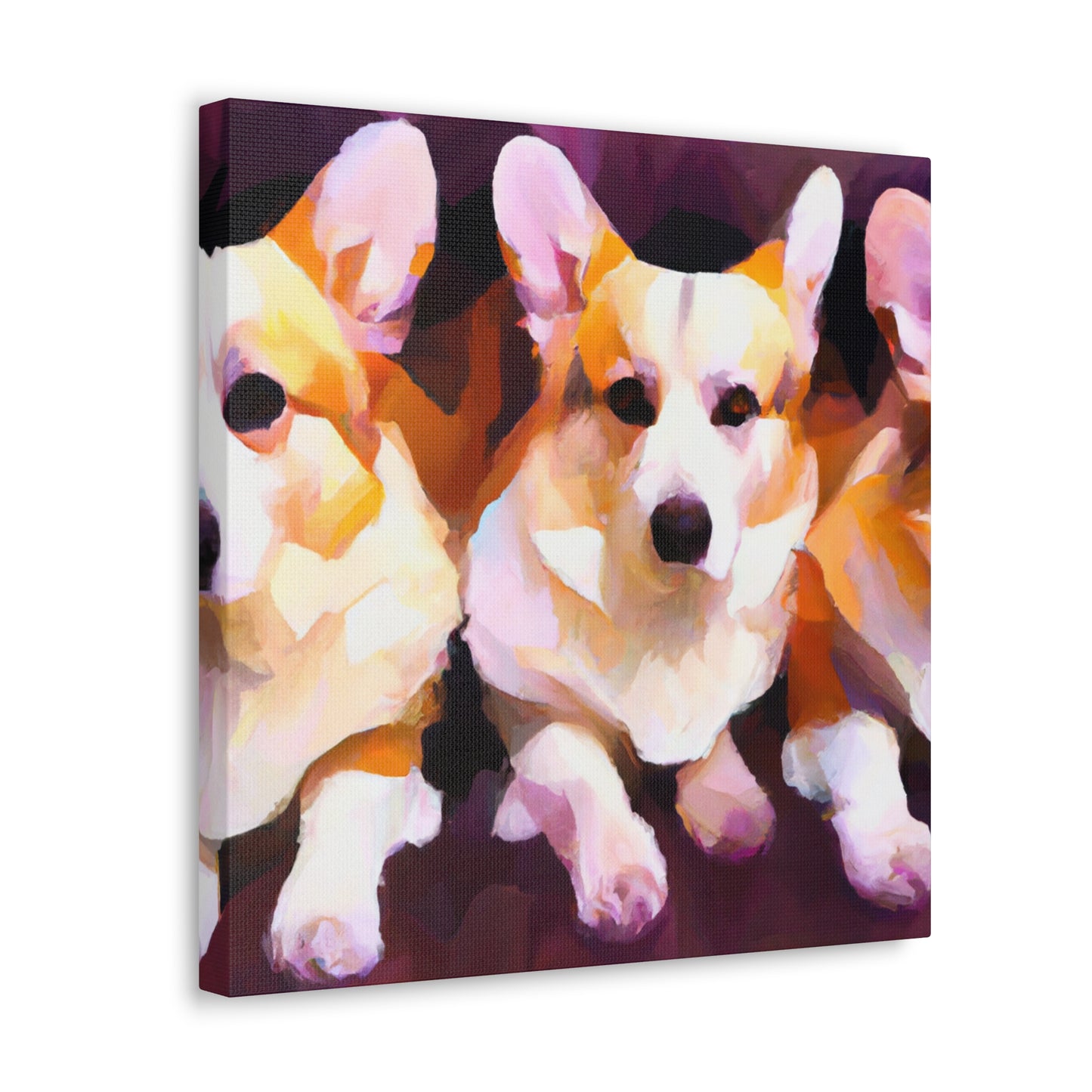 Corgi's Complicit Aloofness - Canvas