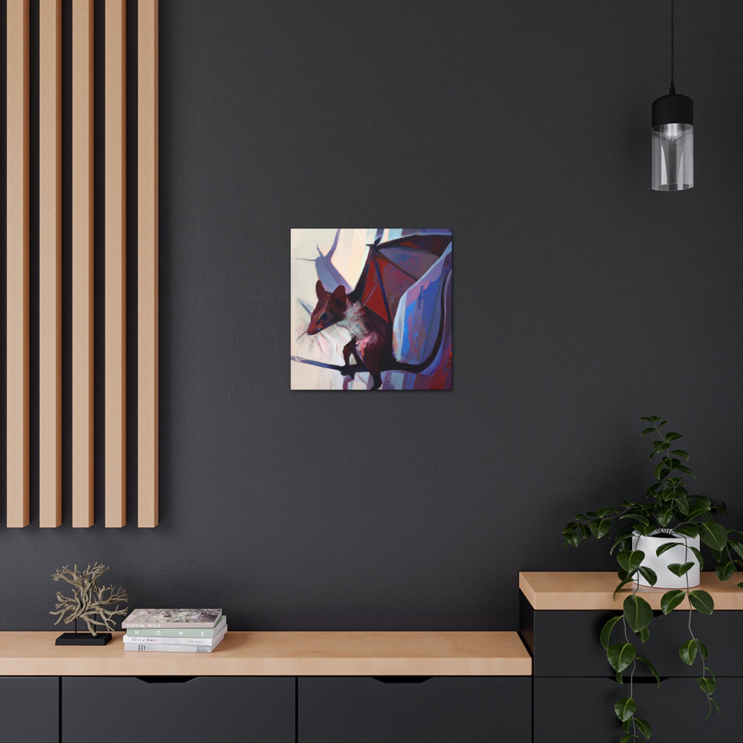 "Indian Flying Foxes Dance" - Canvas