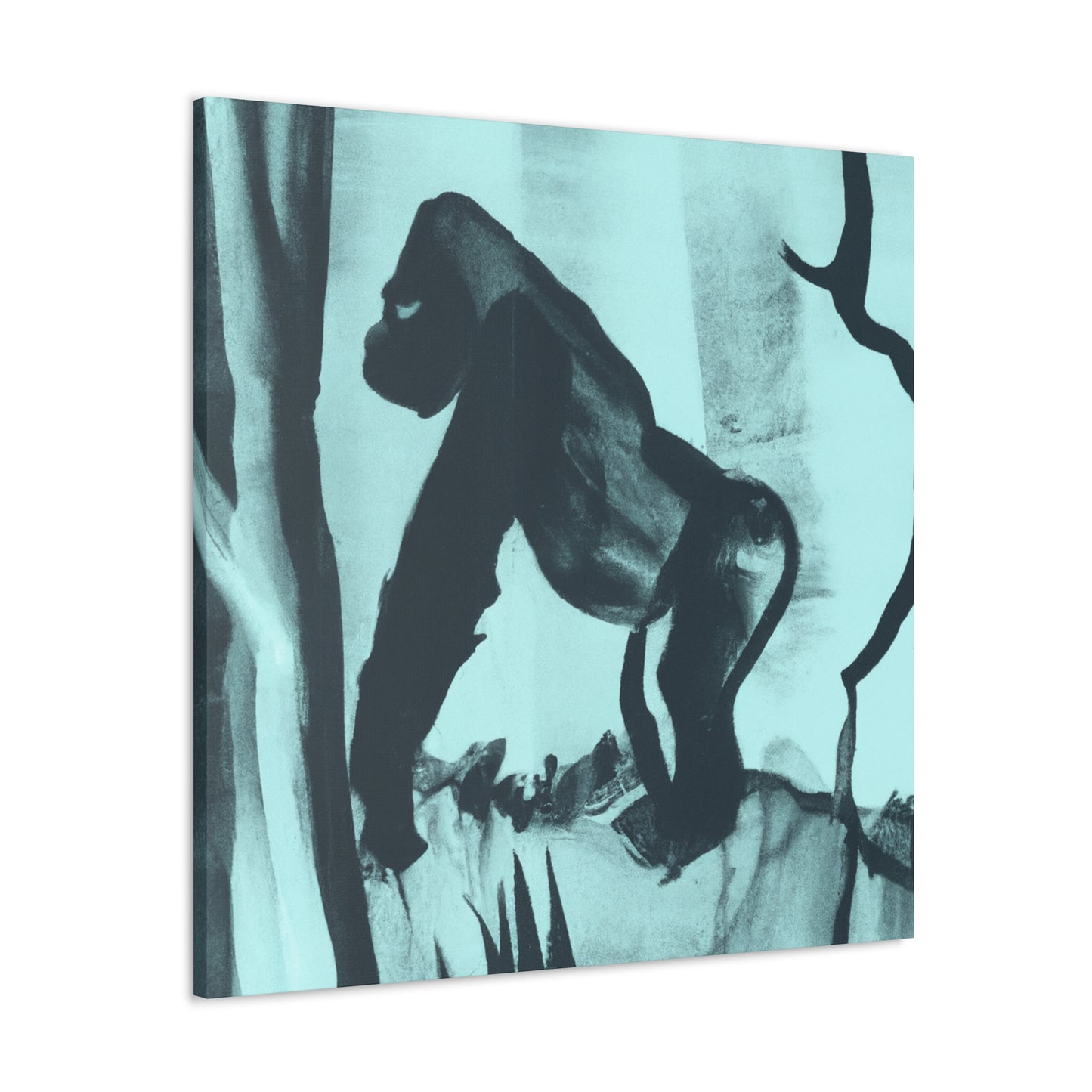 Gorilla in Dali's Dream - Canvas