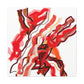 Bacon Emotion Dripping - Canvas