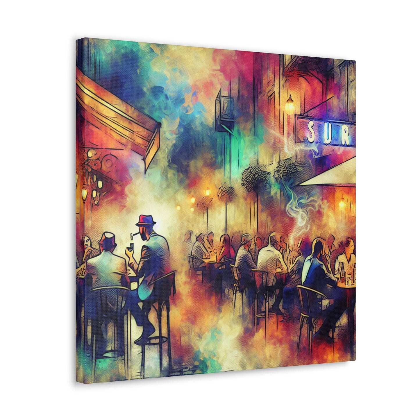 "The Hazy Jazz Joint" - Canvas