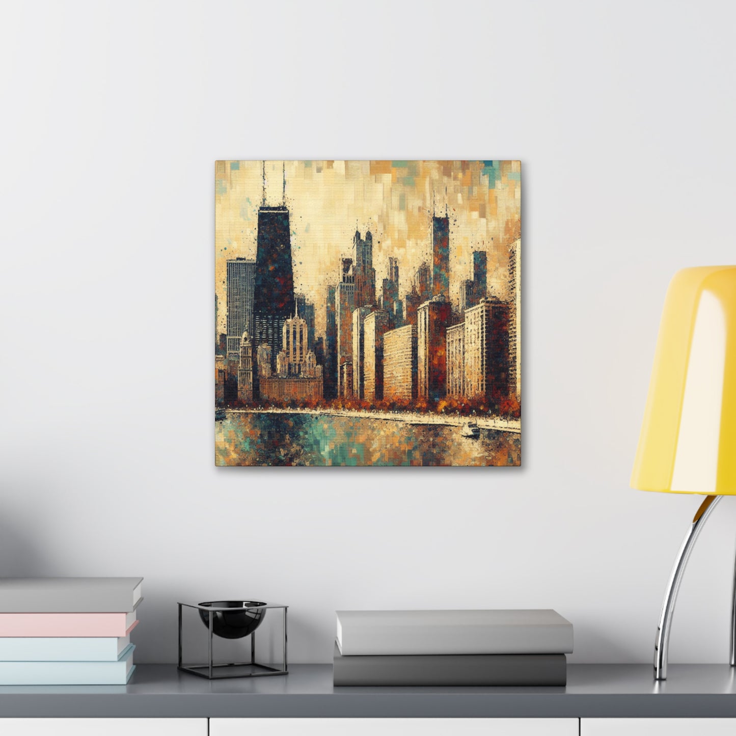 "Enchanted Urban Symphony" - Canvas