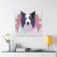 "Border Collie Reflection" - Canvas