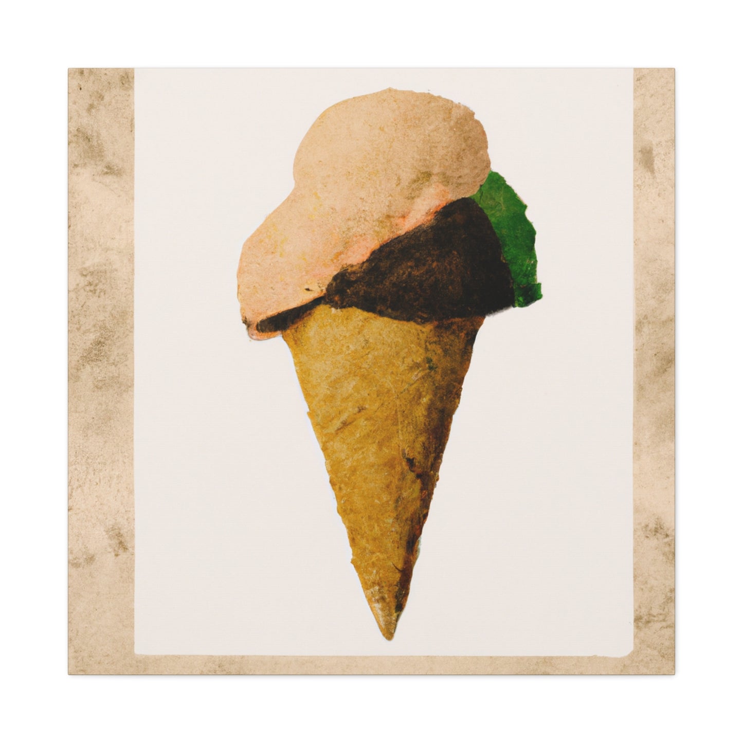 Ice Cream in Bloom - Canvas