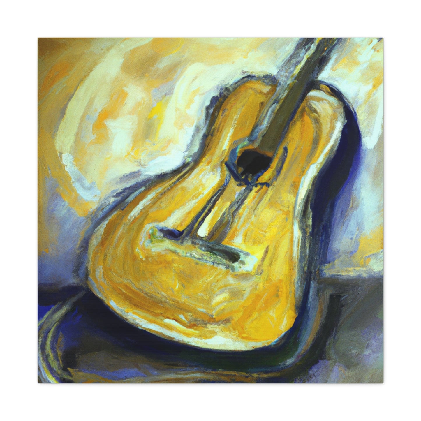 'Guitar Strings In Melody' - Canvas