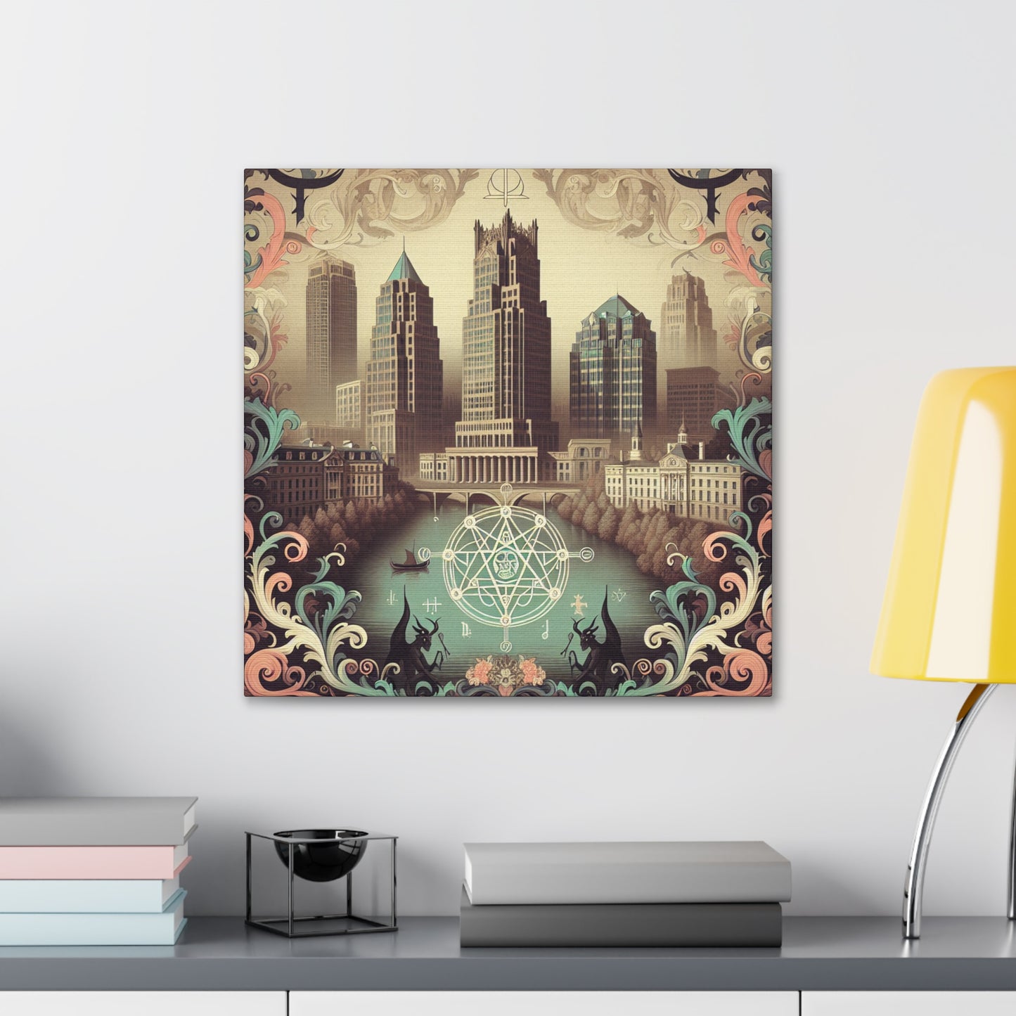 "Raleigh's Regal Southerness" - Canvas