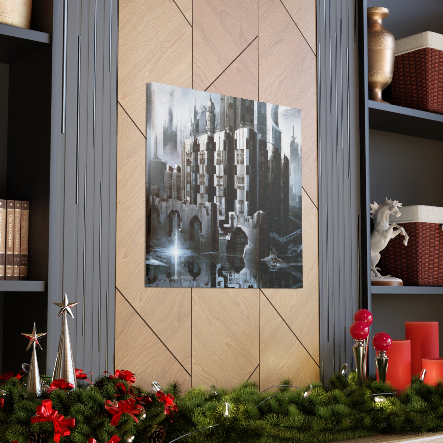 "Gothic Deco Enchantment" - Canvas