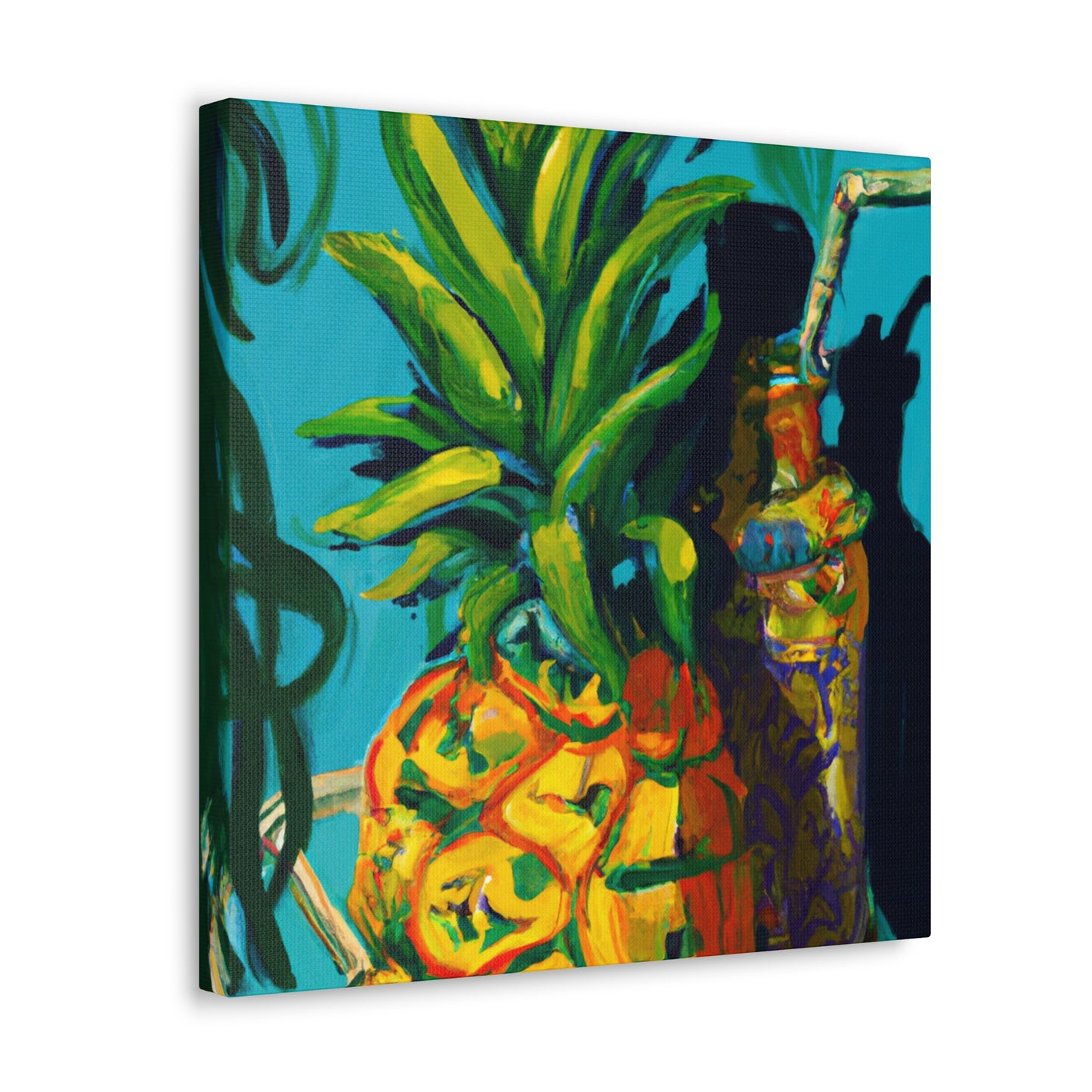 Pineapple in Neoclassicism - Canvas