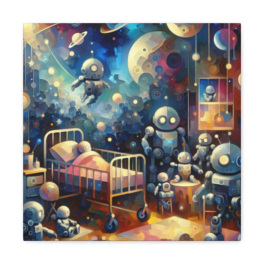 Metallic Cosmos Explorers - Canvas