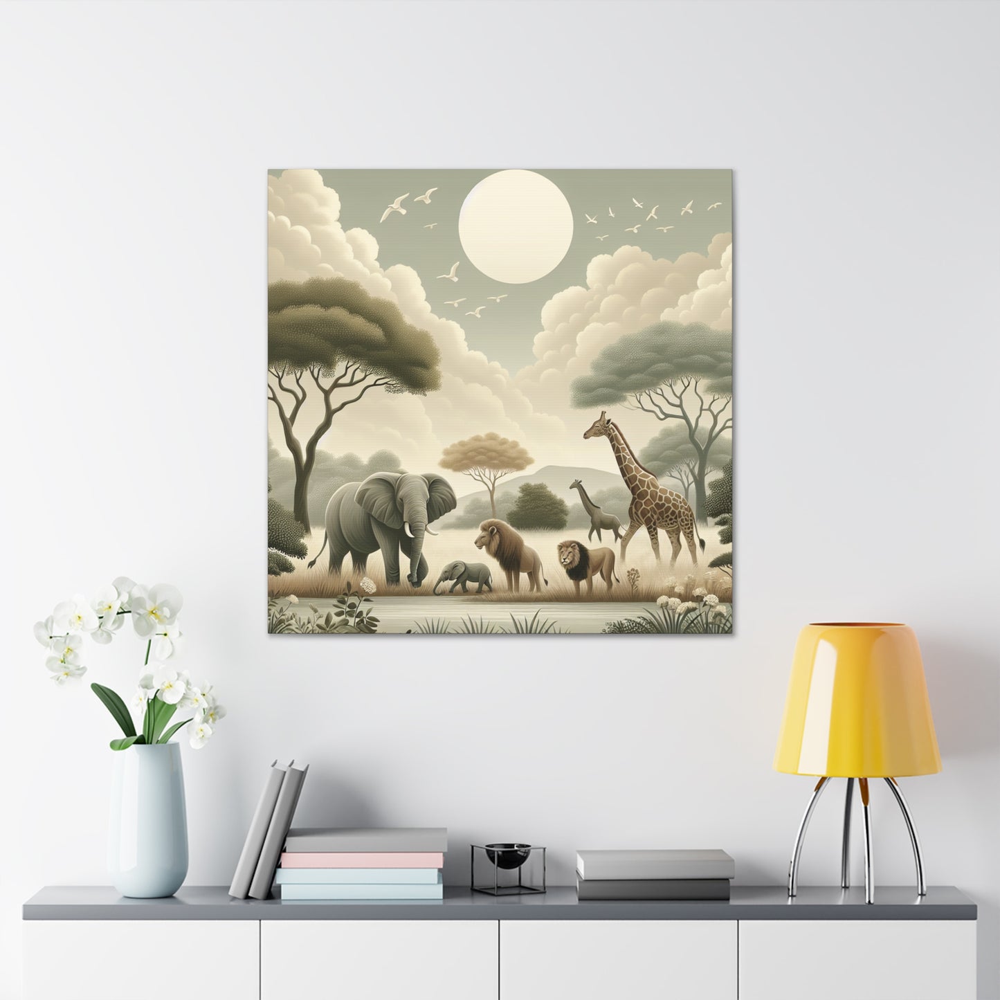 "Wild Safari Symphony" - Canvas