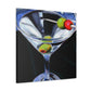 "Martini: Impact of Glass" - Canvas