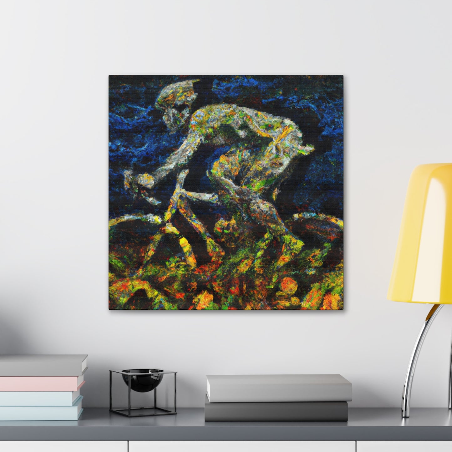 Bicycling Through Impressionism - Canvas