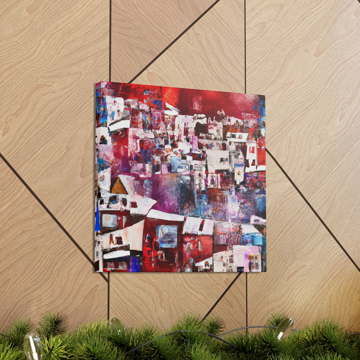 "City Square Deco Dream" - Canvas